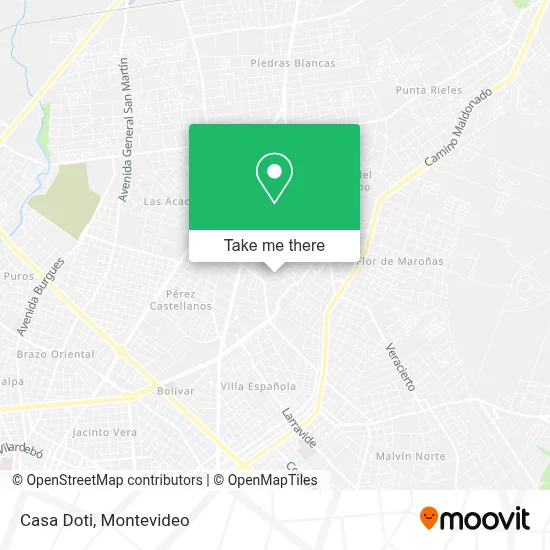 Casa Doti map
