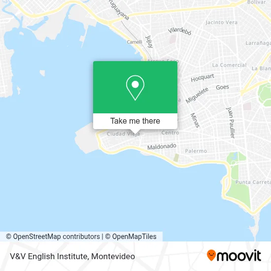 V&V English Institute map