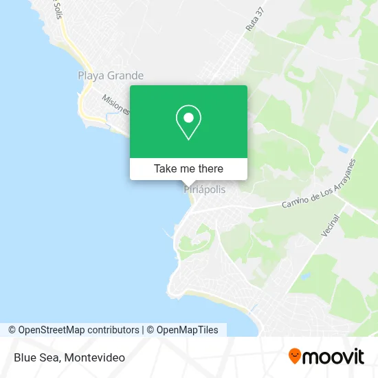 Mare Blu map