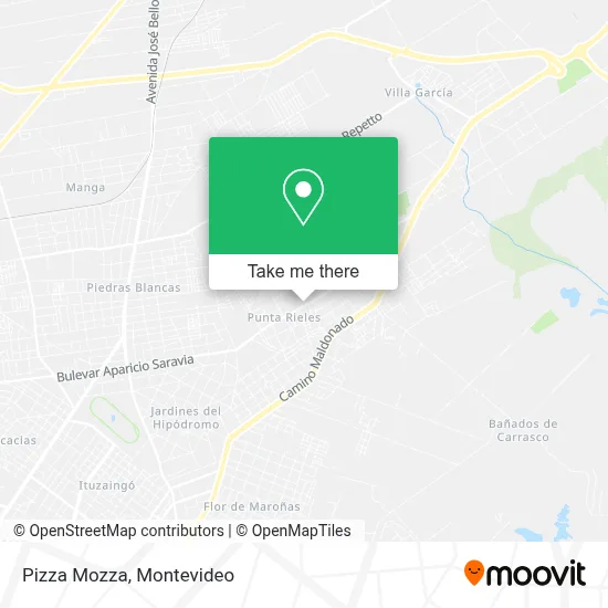 Pizza Mozza map