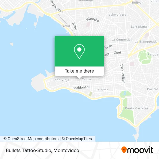 Bullets Tattoo-Studio map