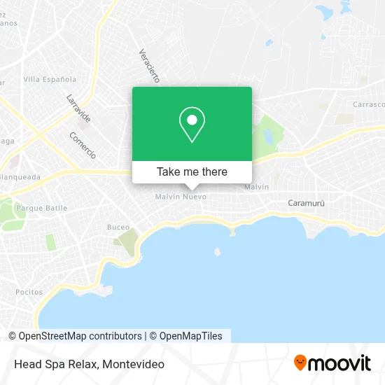 Head Spa Relax map
