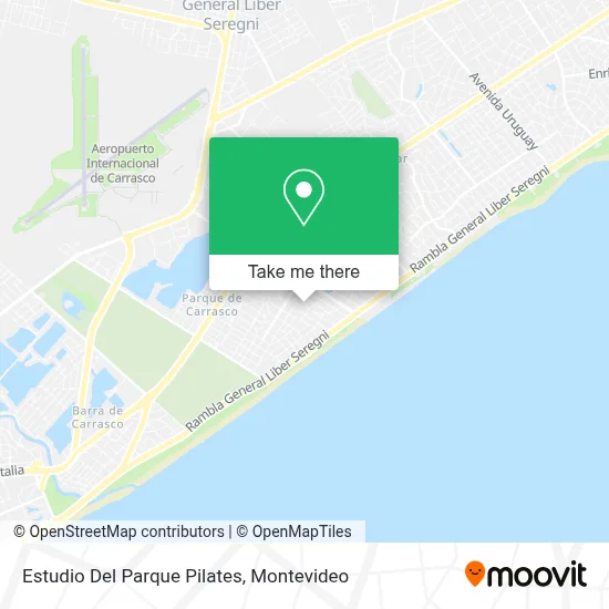 Estudio Del Parque Pilates map