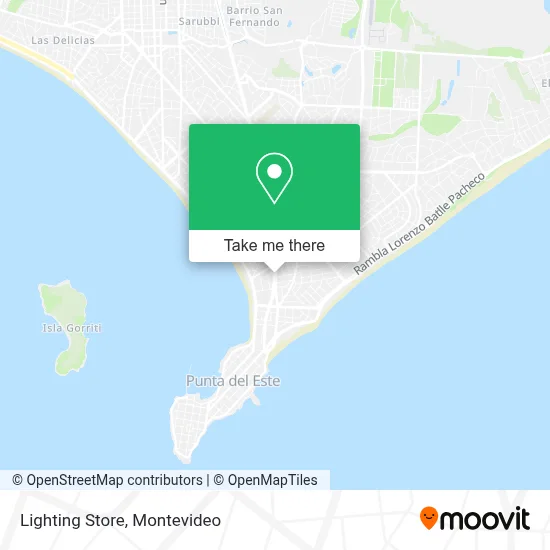 Lighting Store map