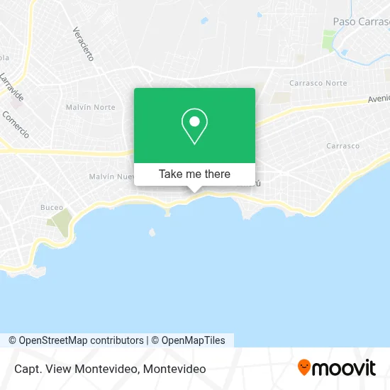 Capt. View Montevideo map