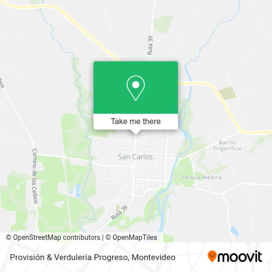 Provisión & Verdulería Progreso map
