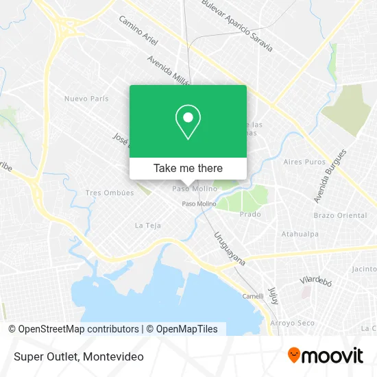 Super Outlet map