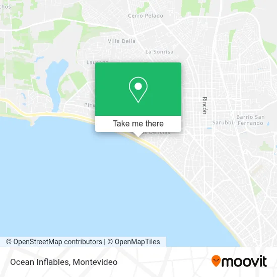 Ocean Inflables map