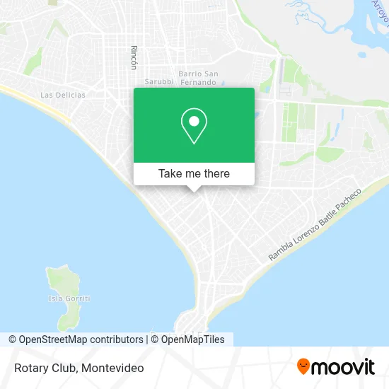 Rotary Club map