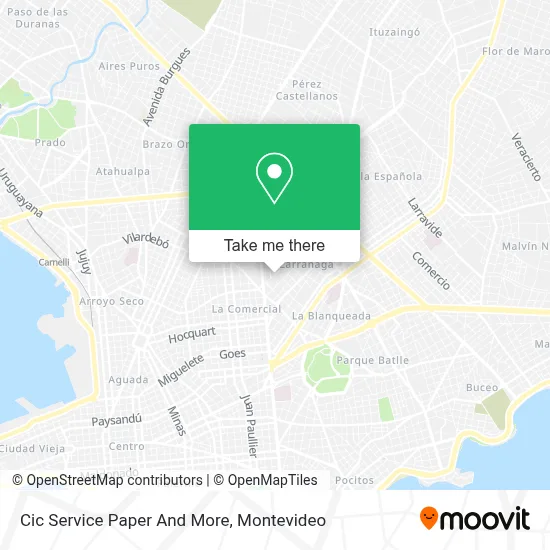 Cic Service Paper And More map