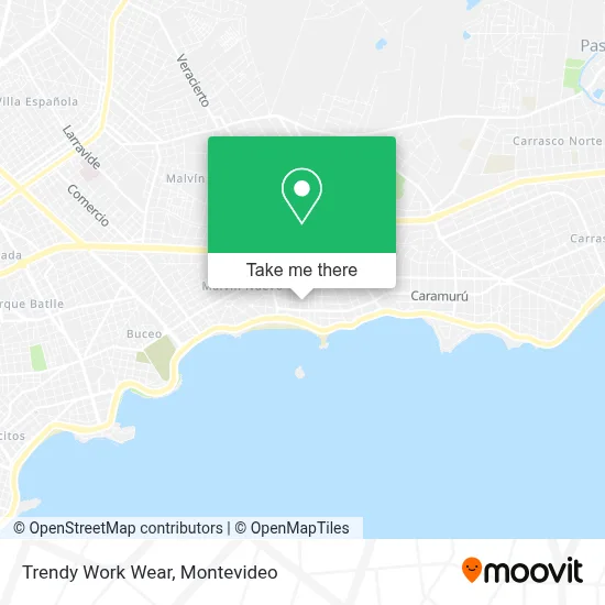 Trendy Work Wear map
