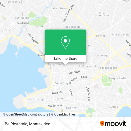 Be Rhythmic map