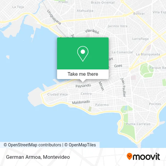 German Armoa map