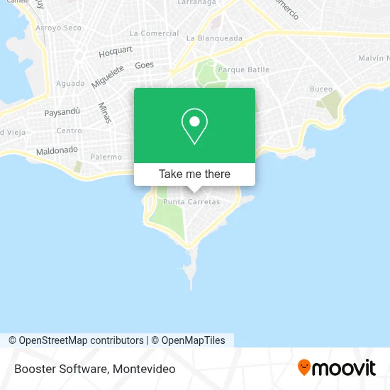 Booster Software map