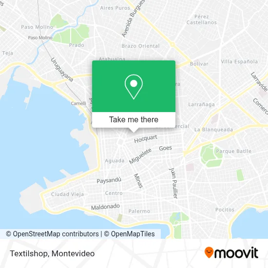 Textilshop map