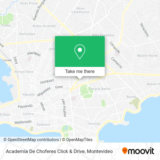 Academia De Choferes Click & Drive map