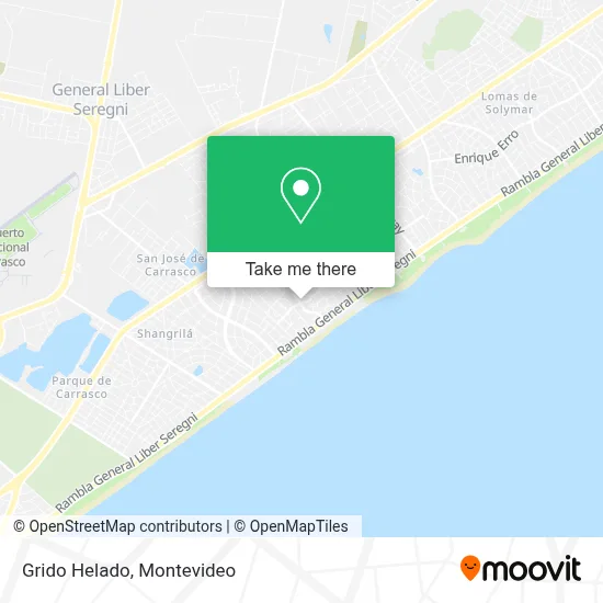 Grido Helado map