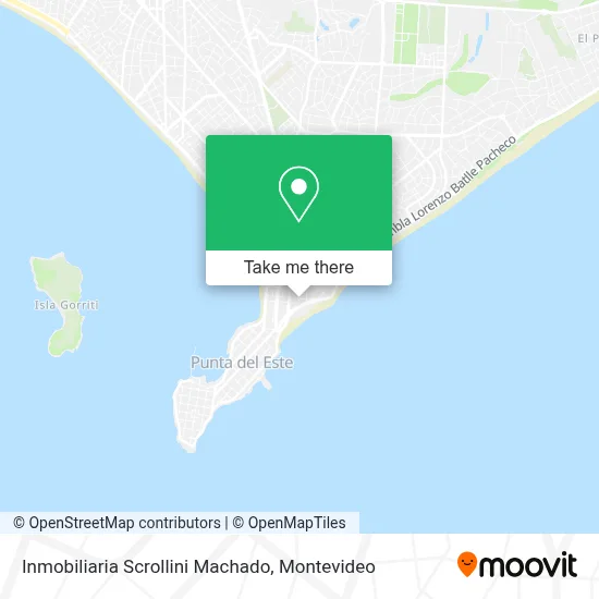 Inmobiliaria Scrollini Machado map
