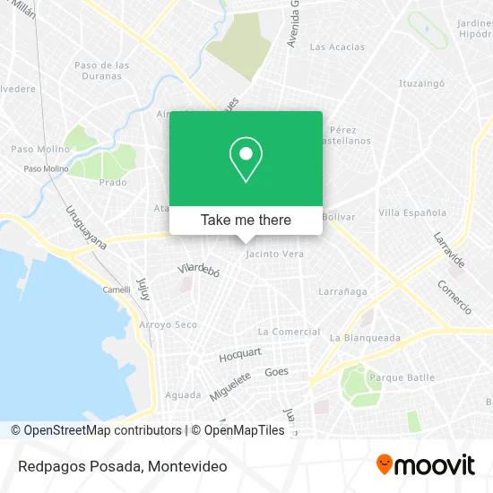 Redpagos Posada map