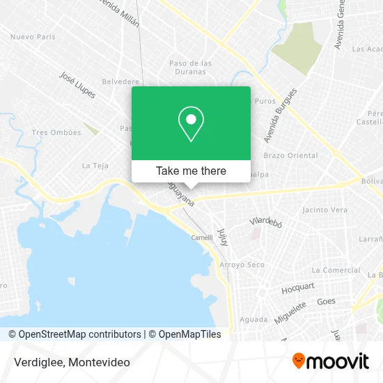 Verdiglee map
