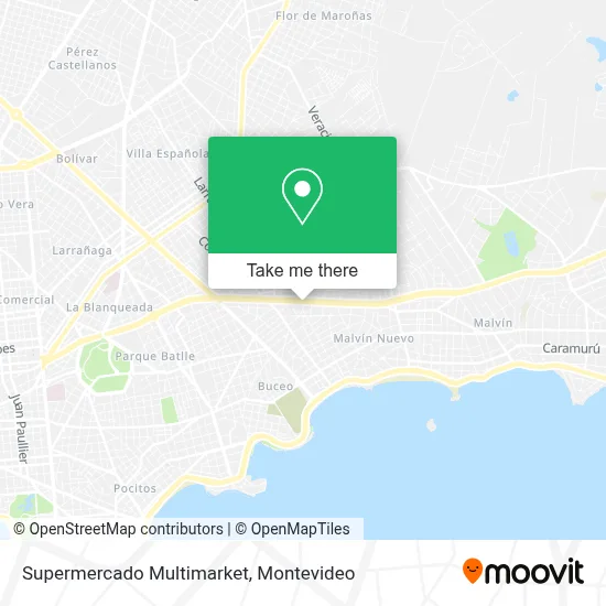 Supermercado Multimarket map