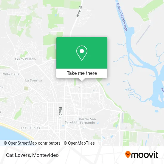 Cat Lovers map