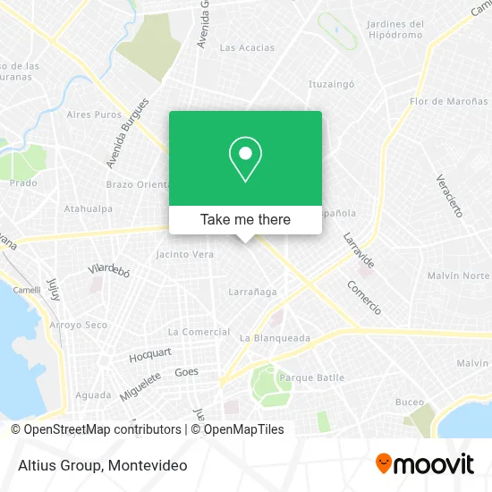 Altius Group map