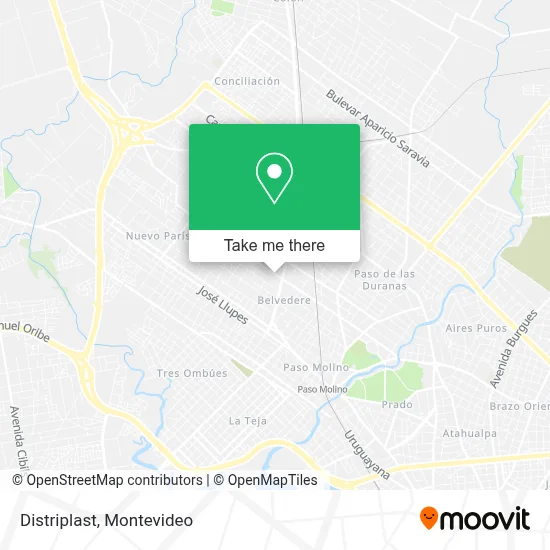 Distriplast map