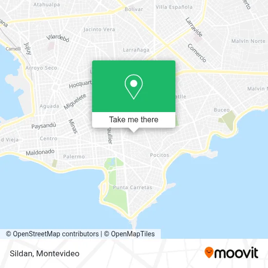 Sildan map