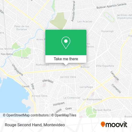 Rouge Second Hand map