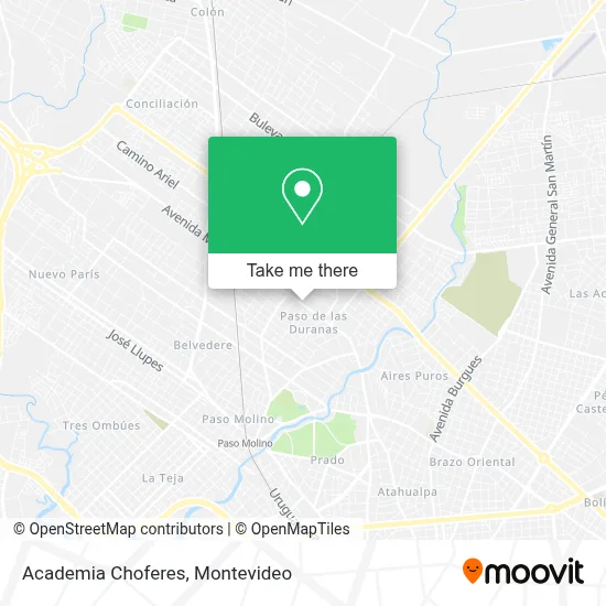 Academia Choferes map