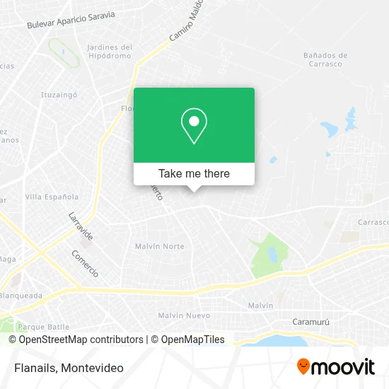 Flanails map