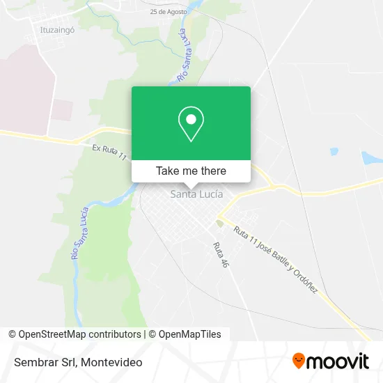 Sembrar Srl map