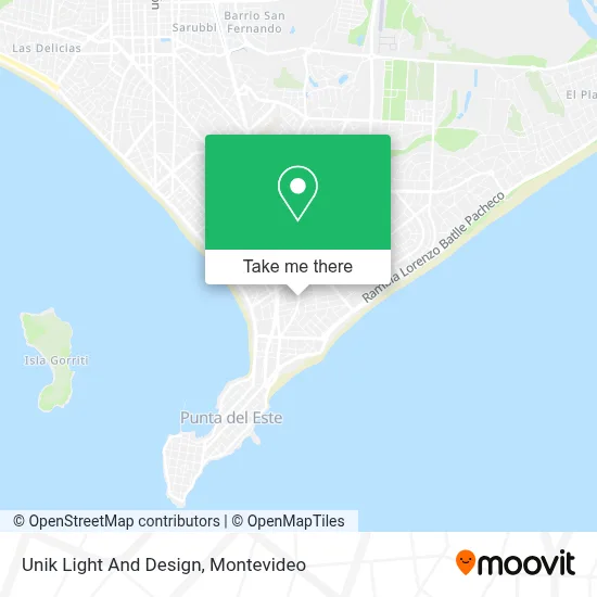 Unik Light And Design map