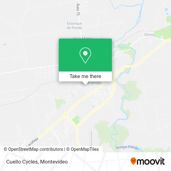 Cuello Cycles map