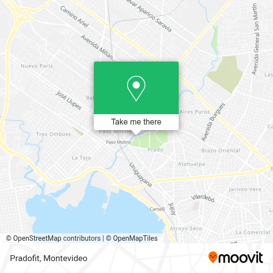 Pradofit map