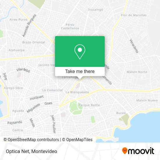 Optica Net map