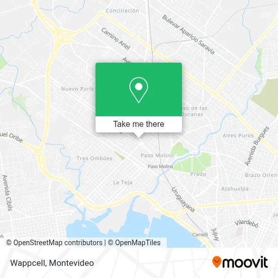 Wappcell map