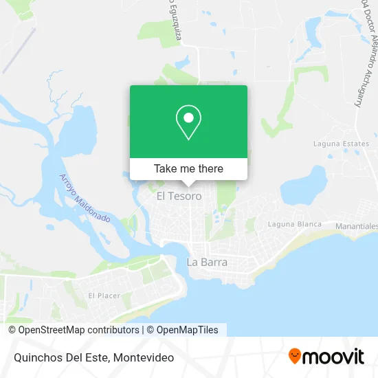 Quinchos Del Este map