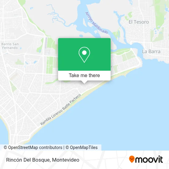 Rincón Del Bosque map