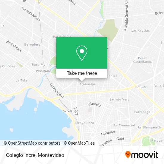 Colegio Incre map
