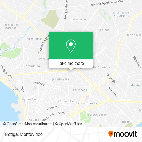 Botiga map