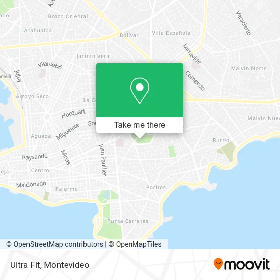 Ultra Fit map