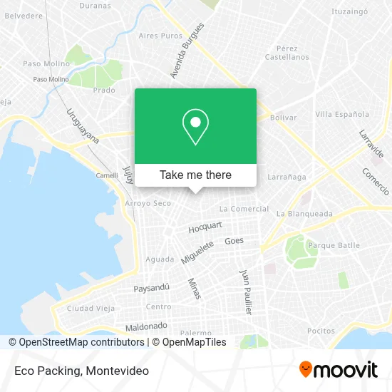 Eco Packing map