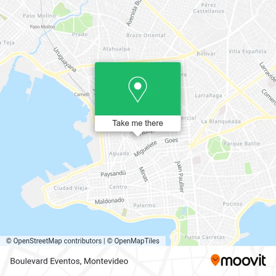 Boulevard Eventos map