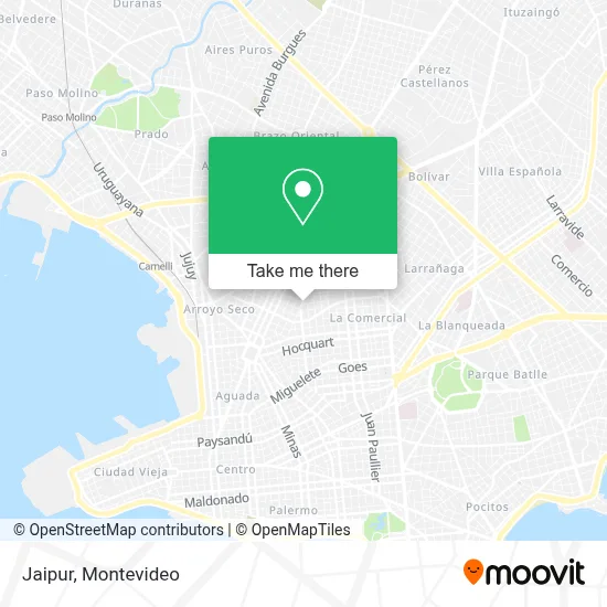 Jaipur map