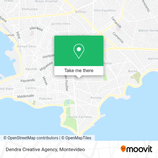Dendra Creative Agency map