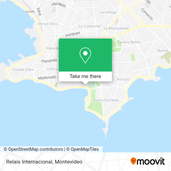 Relais Internacional map