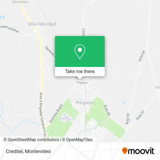 Creditel map