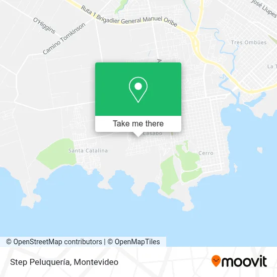 Step Peluquería map